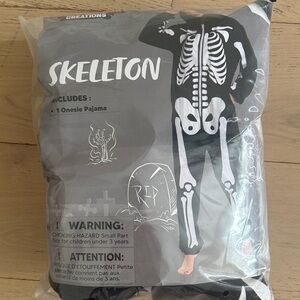 Skeleton Adult Onesie Costume